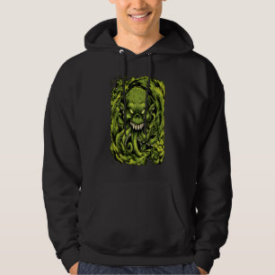 Creepy Green Tentacle Monster Horror Hoodie