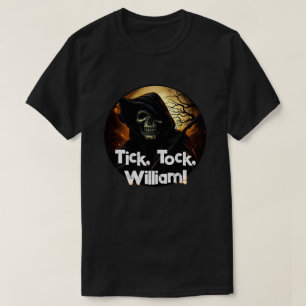 Creepy Grim Reaper Birthday T-Shirt