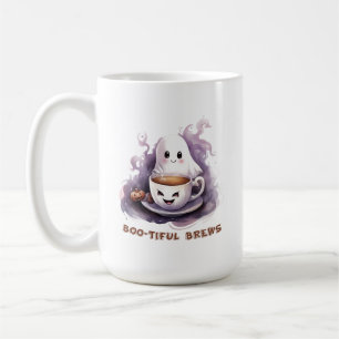 Creepy Halloween Boo-tiful Brews Coffee Mug