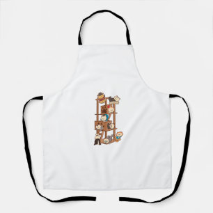 Creepy Halloween Cat Movies Costumes Feline Lovers Apron