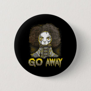 Creepy Halloween Doll Scary Horror Monster Face Go 6 Cm Round Badge