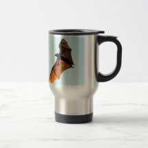 Creepy halloween flying fox (fruit bat)