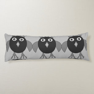 Creepy Halloween Owl Body Pillow