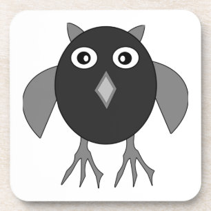 Creepy Halloween Owl Coaster