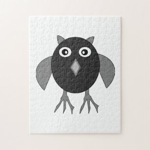 Creepy Halloween Owl Puzzle