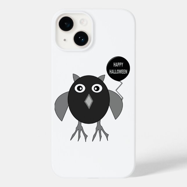 Creepy Halloween Party Owl Case-Mate iPhone Case (Back)