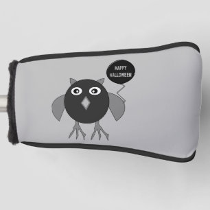 Creepy Halloween Party Owl Golf Putter Cover