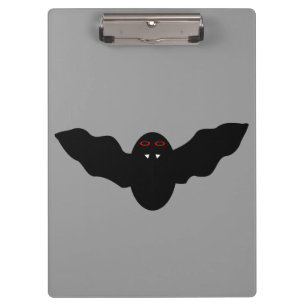 Creepy Halloween Vampire Bat Clipboard