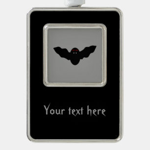 Creepy Halloween Vampire Bat Custom Ornament