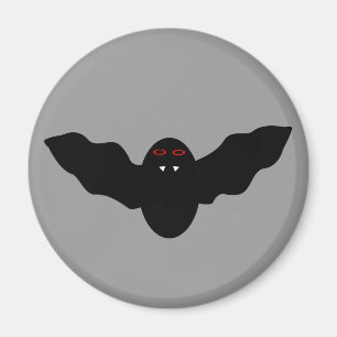 Creepy Halloween Vampire Bat Magnet