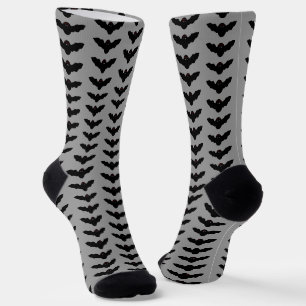 Creepy Halloween Vampire Bat Patterned Socks