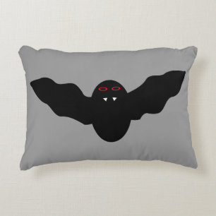 Creepy Halloween Vampire Bat Pillow