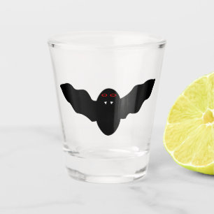 Creepy Halloween Vampire Bat Shot Glass