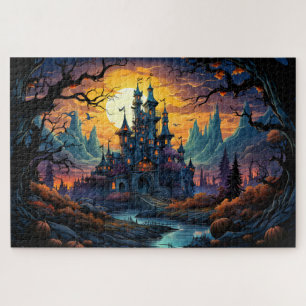 Creepy Haunted House   Happy Halloween Jigsaw Puzzle