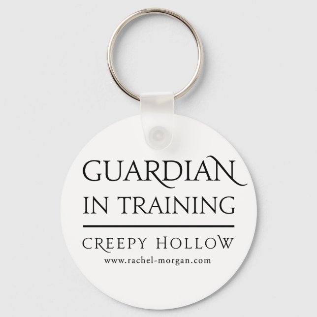 Creepy Hollow "guardian in training" keychain (Front)
