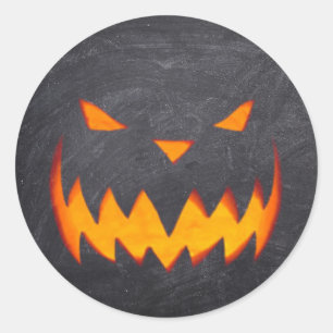 Creepy Hollow Halloween Jack o'Lantern Stickers