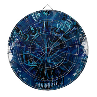 Creepy Horror Skull Dartboard