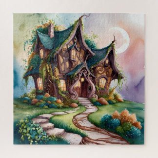 Creepy house jigsaw puzzle
