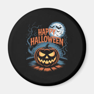 Creepy Jack O� Lantern Halloween Magnet
