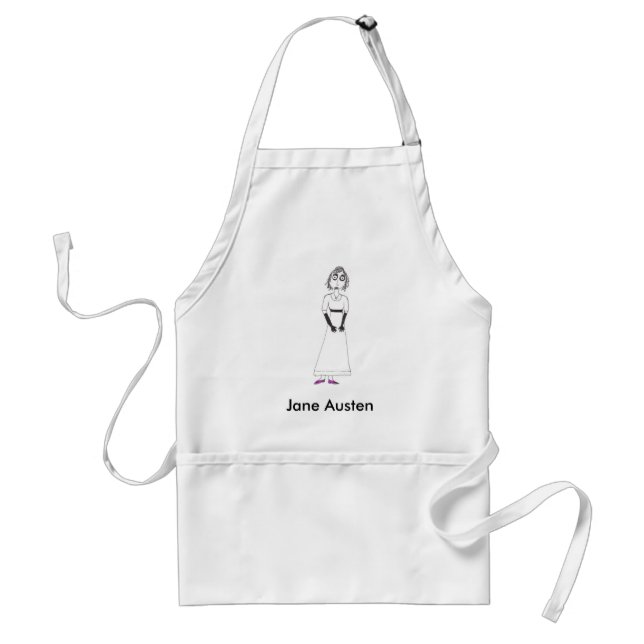 Creepy Jane Austen Standard Apron (Front)