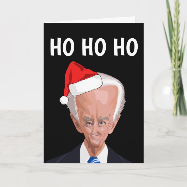 CREEPY JOE BIDEN CHRISTMAS GREETING CARD (Front)