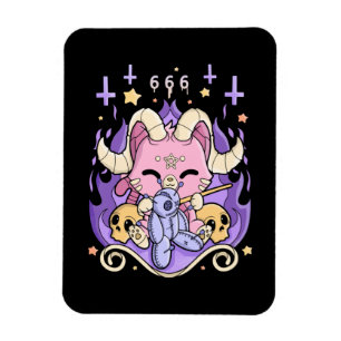 Creepy Kawaii Chibi Horror Cute Creepy Pastel Goth Magnet