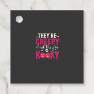 Creepy Kooky Halloween Skull Pumpkin Design_1 Favour Tags