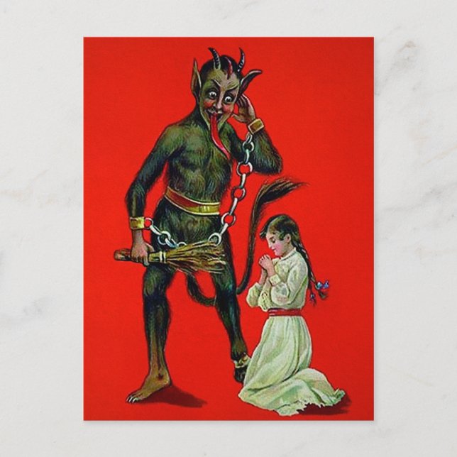 Creepy Krampus Postcard (Front)
