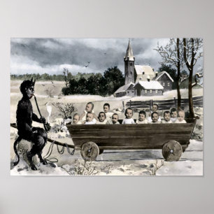 Creepy Krampus Poster