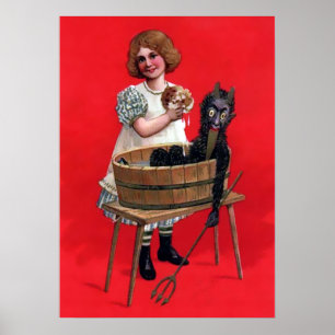 Creepy Krampus Poster