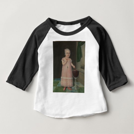Creepy Little Girl Eats Candy Baby T-Shirt