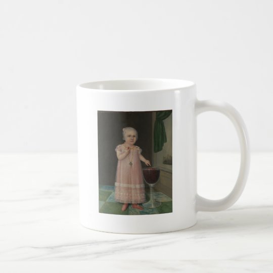 Creepy Little Girl Eats Candy Coffee Mug