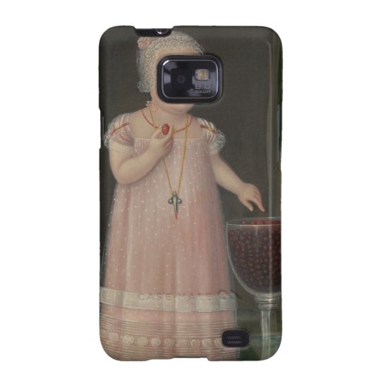 Creepy Little Girl Eats Candy Galaxy S2 Cover