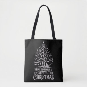 Creepy Little Gothic Christmas Tote Bag