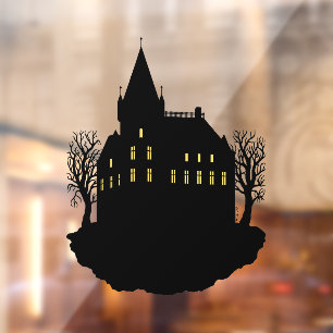Creepy Mansion in Silhouette