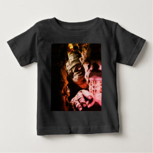 Creepy Mummy Wall Art – Dark Horror Portrait Print Baby T-Shirt