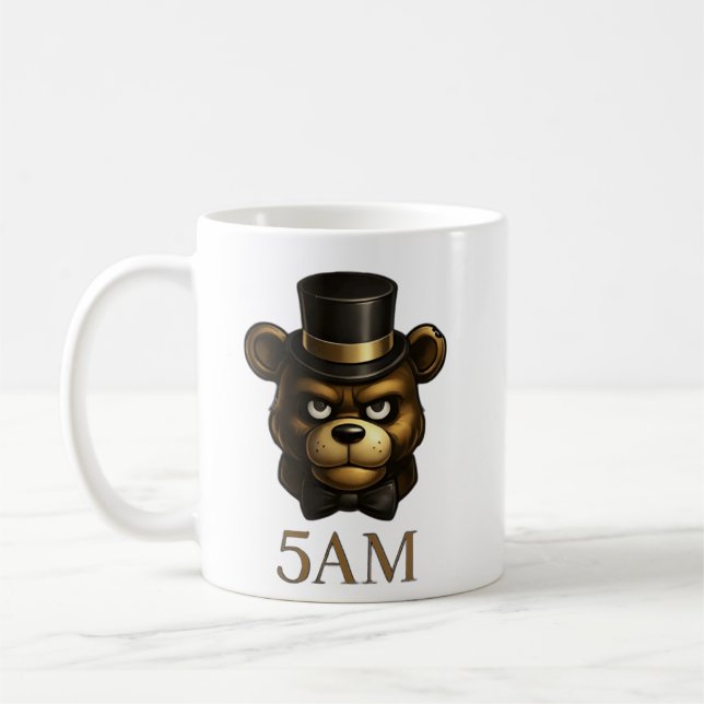 Creepy Night Animatronic Bear Mug (Left)