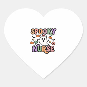 Creepy Nurse Classic T-Shirt Heart Sticker