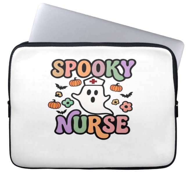 Creepy Nurse Classic T-Shirt Laptop Sleeve (Front)