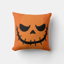 Creepy Pillows - Pumpkin Face