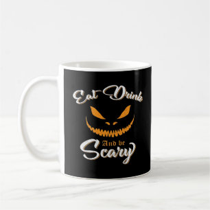 Creepy Pumpkin Monster Halloween Coffee Mug