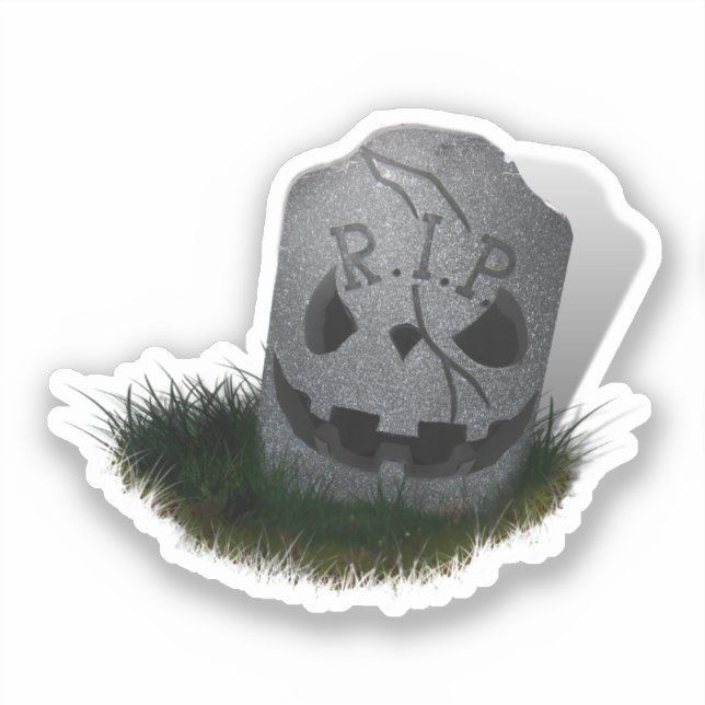 Creepy R.I.P. Grave Stone Halloween (Front)