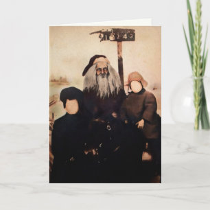 Creepy Santa Christmas Card