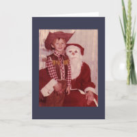 Creepy Santa Christmas Cards
