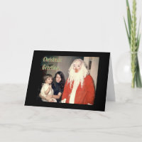 Creepy Santa Christmas Cards