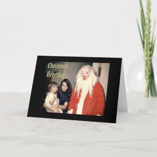 Creepy Santa Christmas Cards