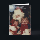 Creepy Santa Christmas Cards<br><div class="desc">Try a different take on the traditional with these cards featuring your not run of the mill Santas.</div>