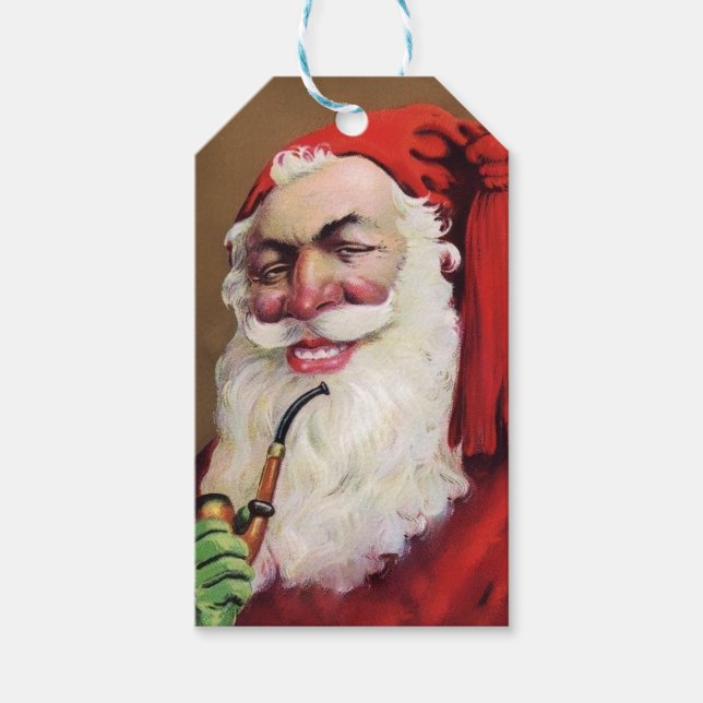 Creepy Santa Gift Tags (Front)