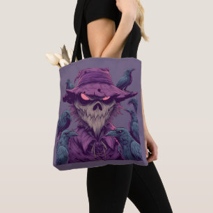 Creepy Scarecrow Comic Tote Bag