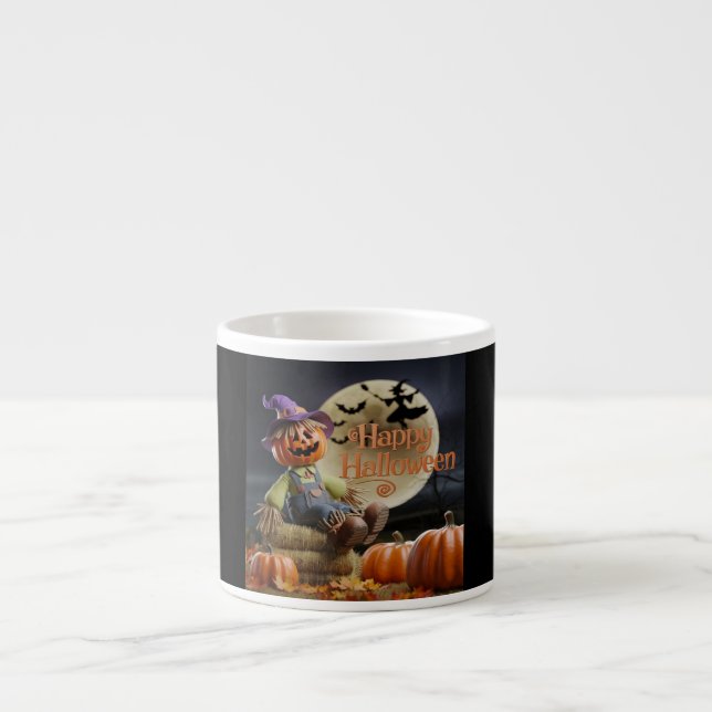 Creepy Scarecrow Halloween Mug (Front)